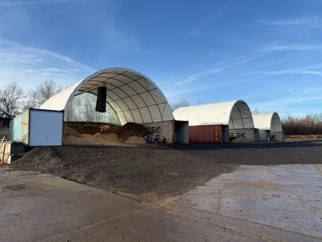 Zadaszenie kontenerowe 12x12 m