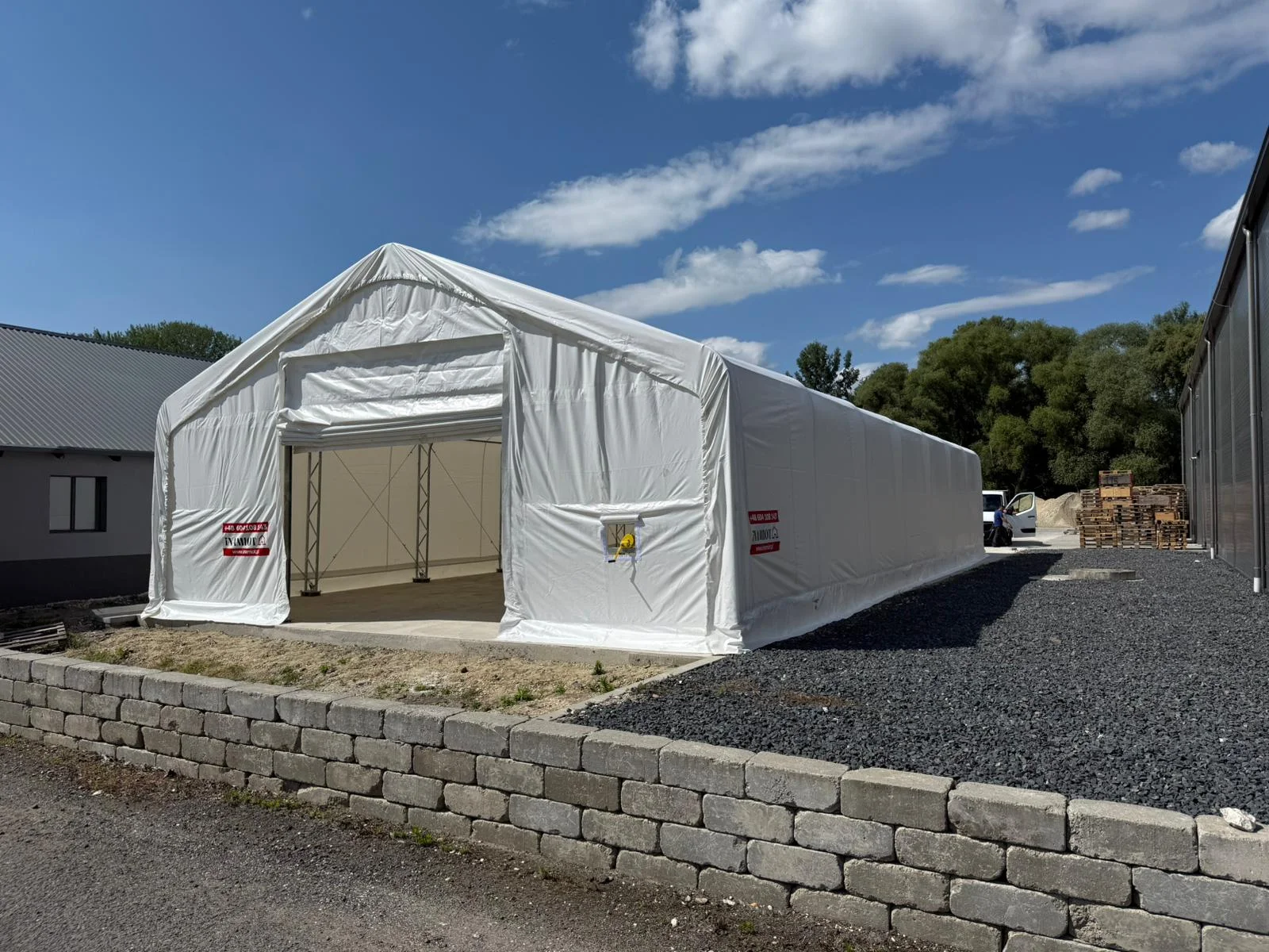hala namiotowa 10x21 m Węgry