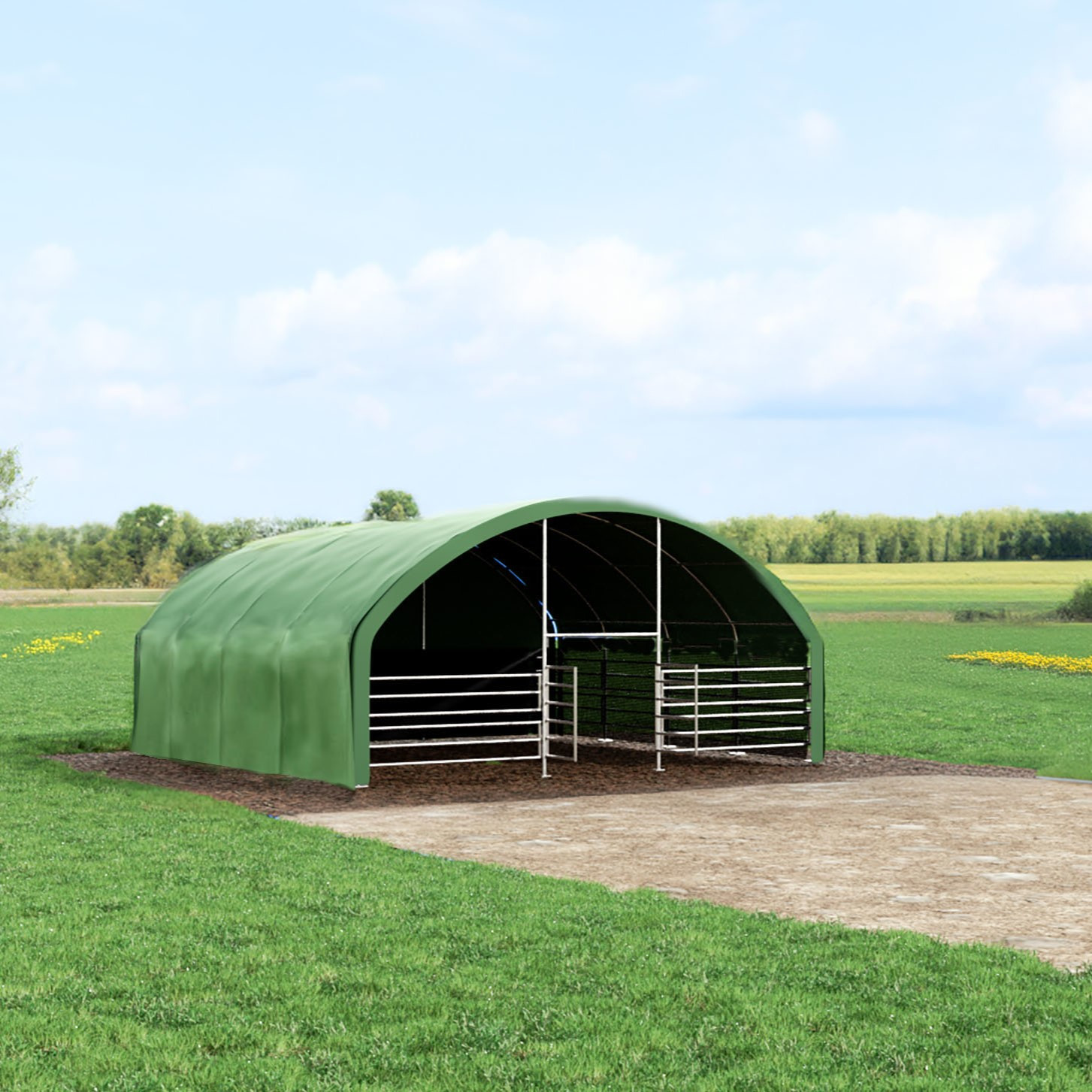 Přístřešek pro zvířata 6x6 m CT2020