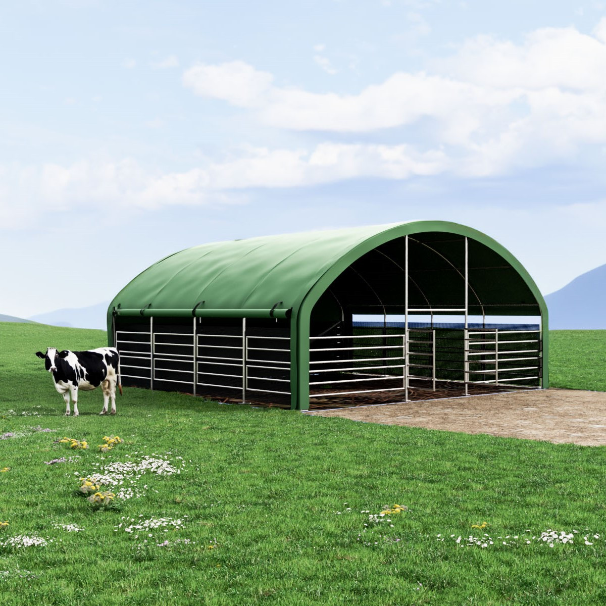 8x8 m eläinsuoja GSCT2626 Premium