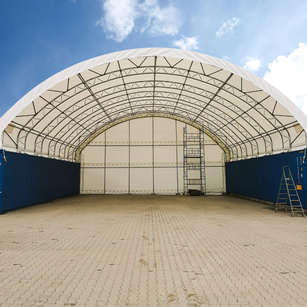 Abris pour conteneurs double cadre GSC4620C 14,92×6,0 m