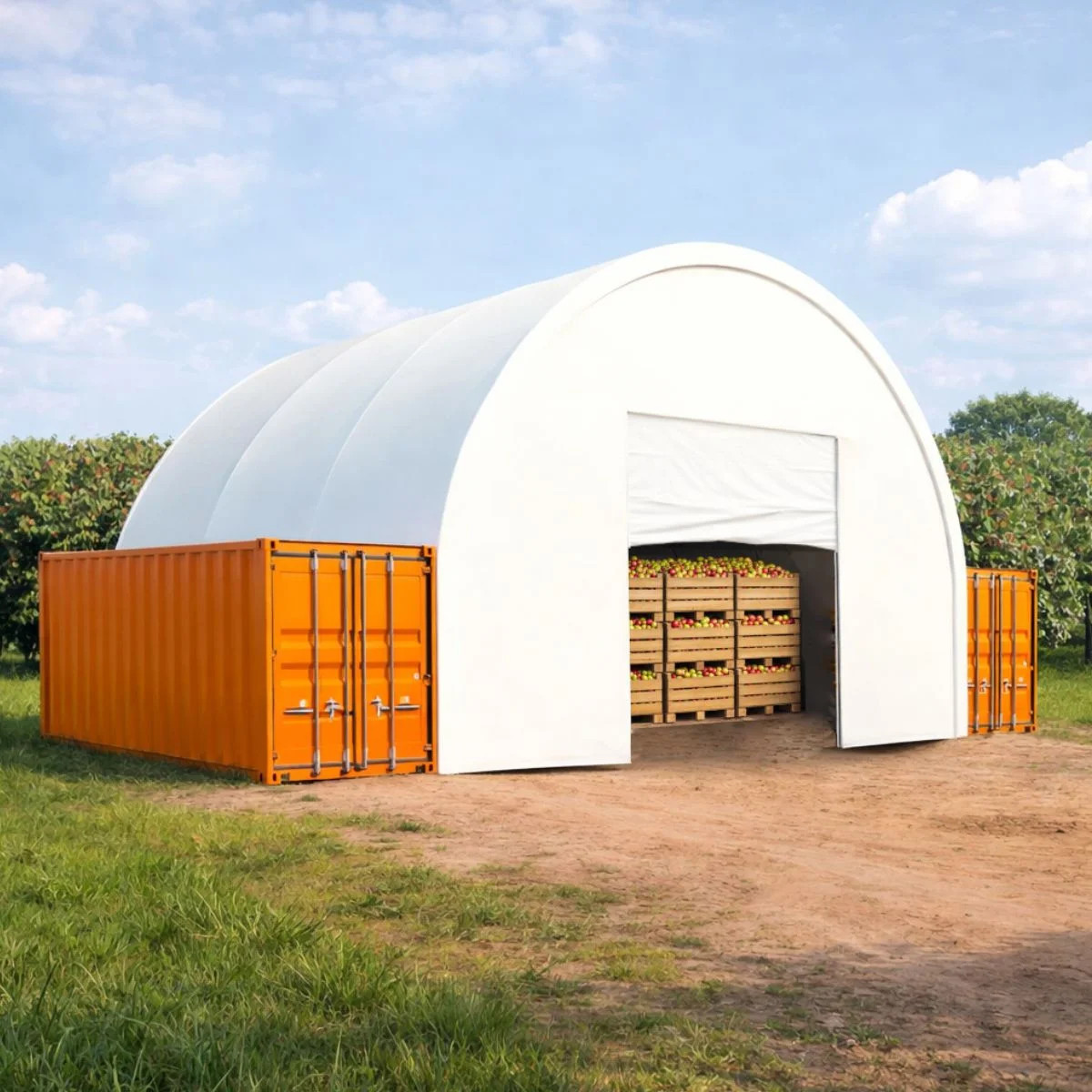 Priekšējā siena konteineru jumta segumam 12 m C40F